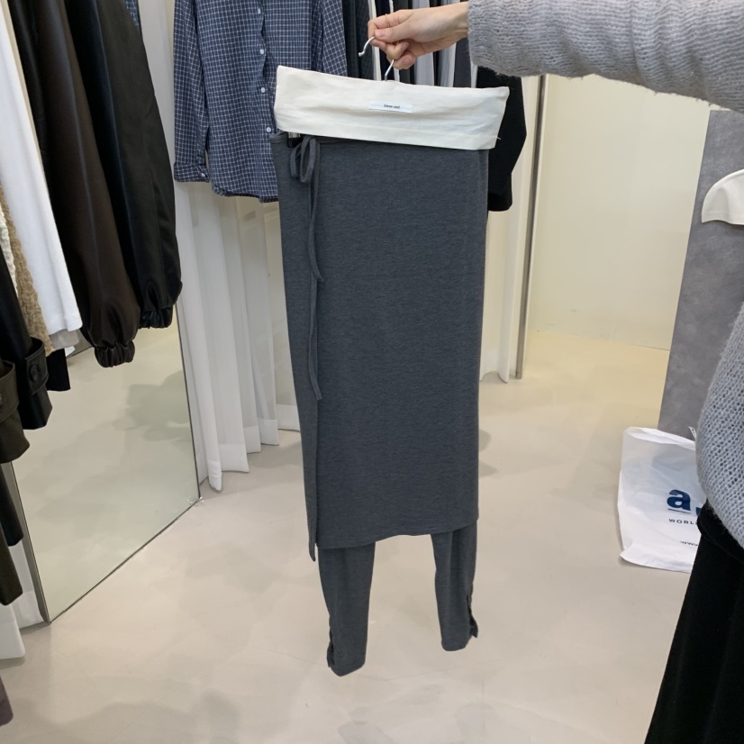 HWAE AND韓國直郵女士新款休閑真品人氣熱賣時尚套裝紐扣HWAE AND套裝圖色2灰