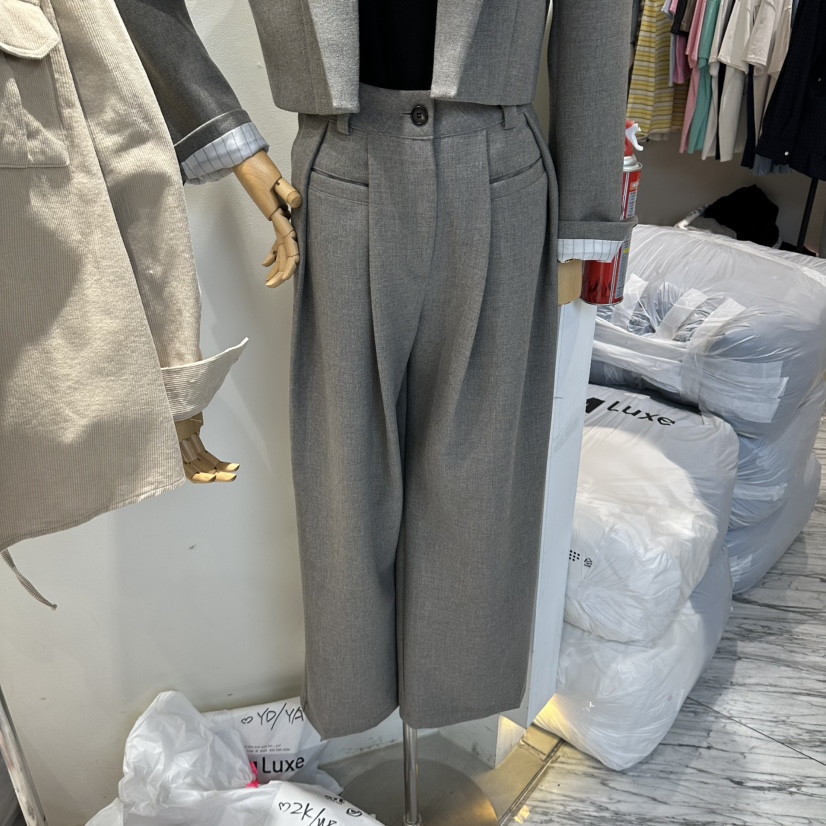AT THE END韓國代購女裝新品休閑人氣時尚推薦真品休閑褲AT THE END休閑褲圖色1
