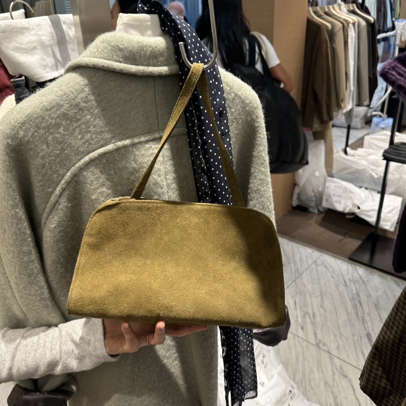OVERTAKE東大門代購女士新品時尚熱賣休閑單肩斜跨包麂皮OVERTAKE單肩/斜跨包圖色1