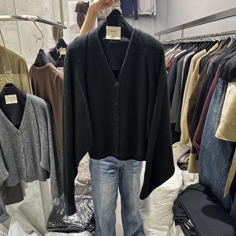 VIVEL韓國代購女士新品推薦休閑真品熱賣時尚人氣套裝VIVEL套裝圖色3黑色