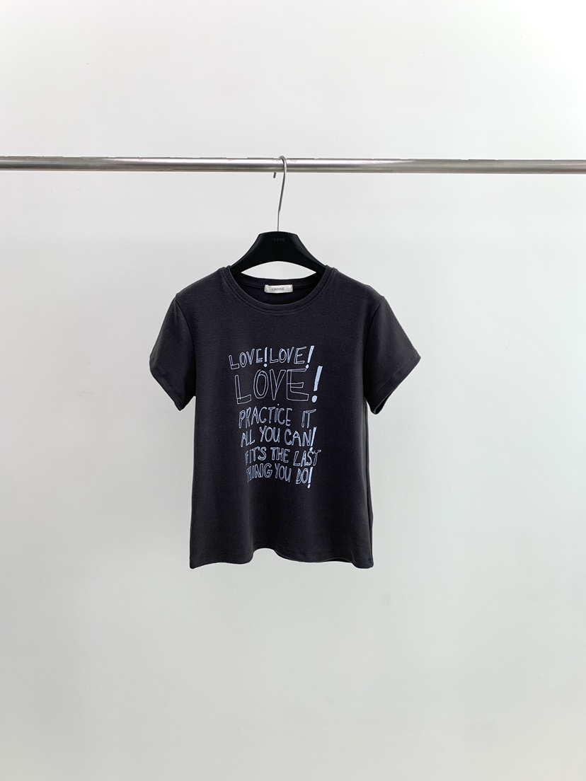 ORINNE韓國代購女裝新品真品人氣熱賣時尚推薦休閑T恤ORINNET恤圖色3