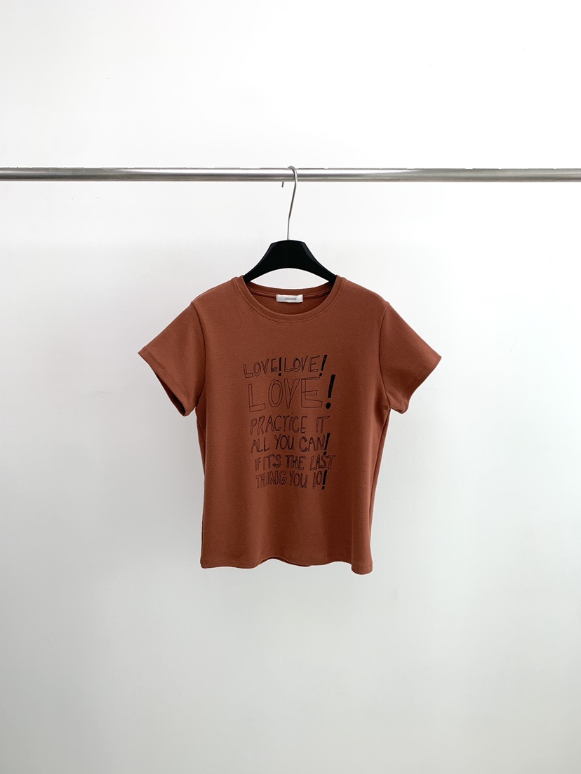 ORINNE韓國代購女裝新品真品人氣熱賣時尚推薦休閑T恤ORINNET恤圖色5