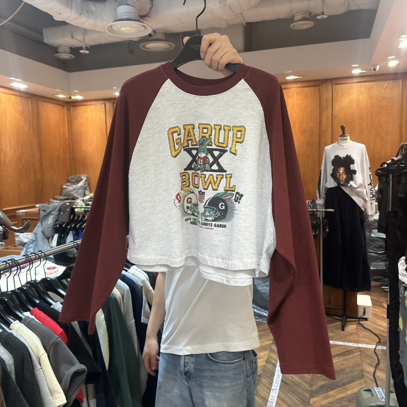 GARMENT-P東大門實拍女裝新款休閑人氣推薦熱賣時尚長袖T恤GARMENT長袖T恤圖色2
