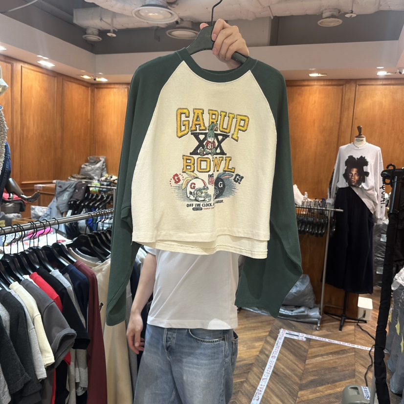 GARMENT-P東大門實拍女裝新款休閑人氣推薦熱賣時尚長袖T恤GARMENT長袖T恤圖色3