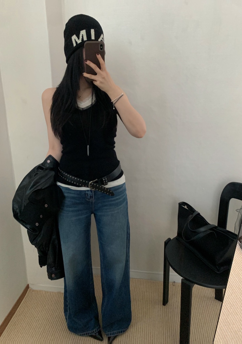 TWENTY FOUR SEVEN24-7東大門代購女士新品休閑吊帶背心TEWNTY FOUR SEVEN24-7吊帶/背心