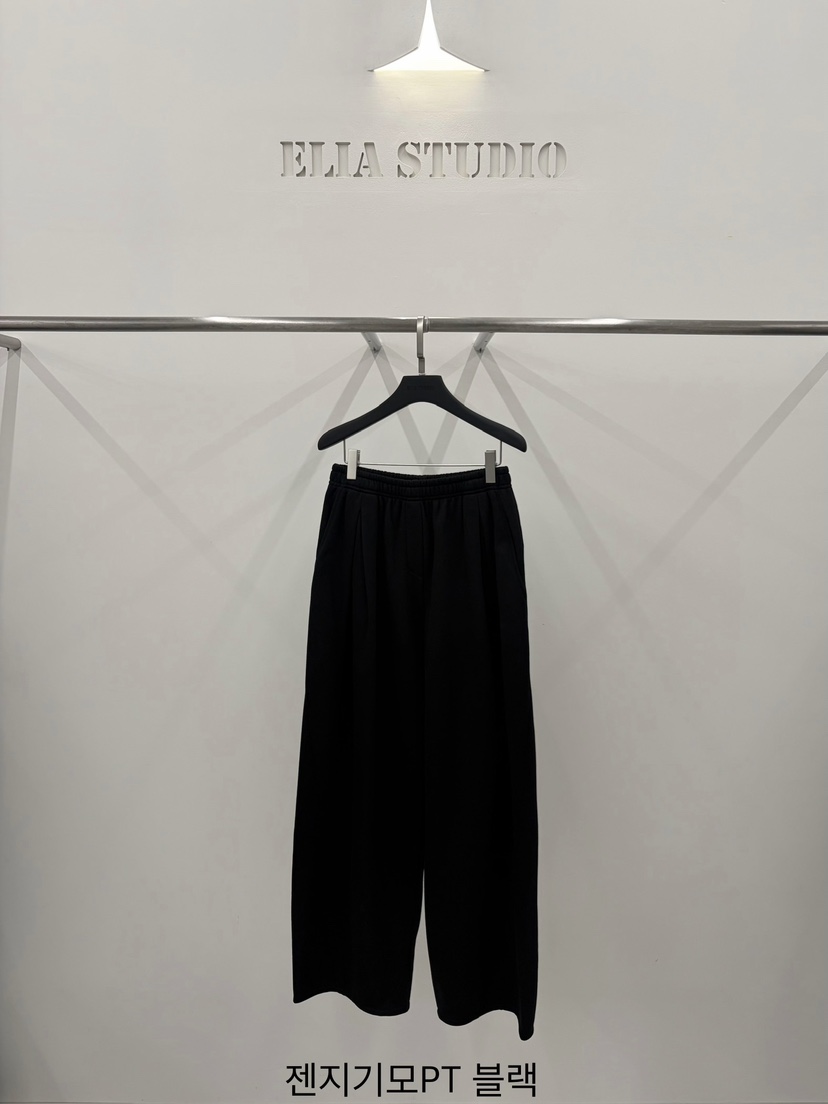 ELIA東大門直郵女裝新品推薦人氣熱賣休閑時尚真品休閑褲ELIA STUDIO休閑褲圖色5黑色