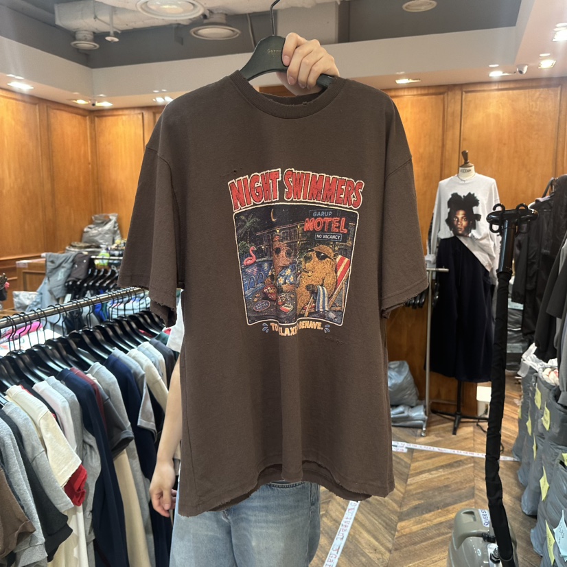 GARMENT-P東大門直郵女裝新款時尚熱賣人氣休閑推薦真品T恤GARMENTT恤圖色2