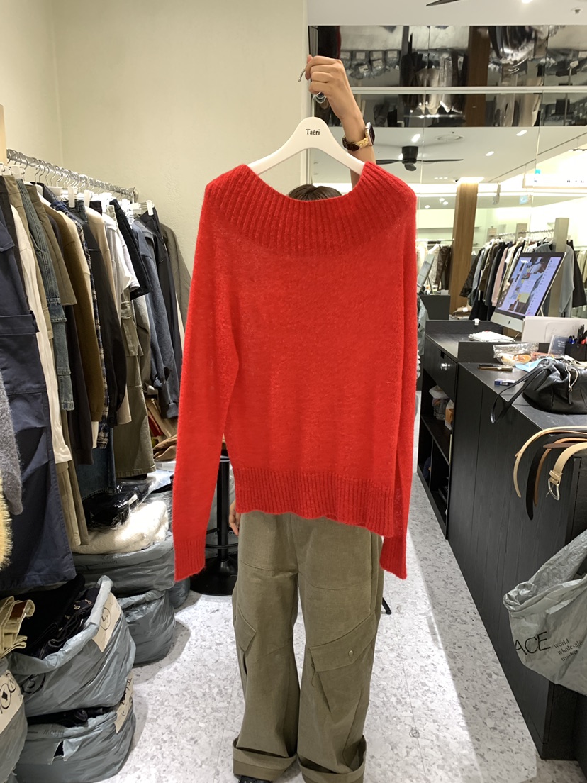 TAERI韓國直郵女裝新款真品時尚推薦休閑熱賣人氣毛衣taeri毛衣圖色1