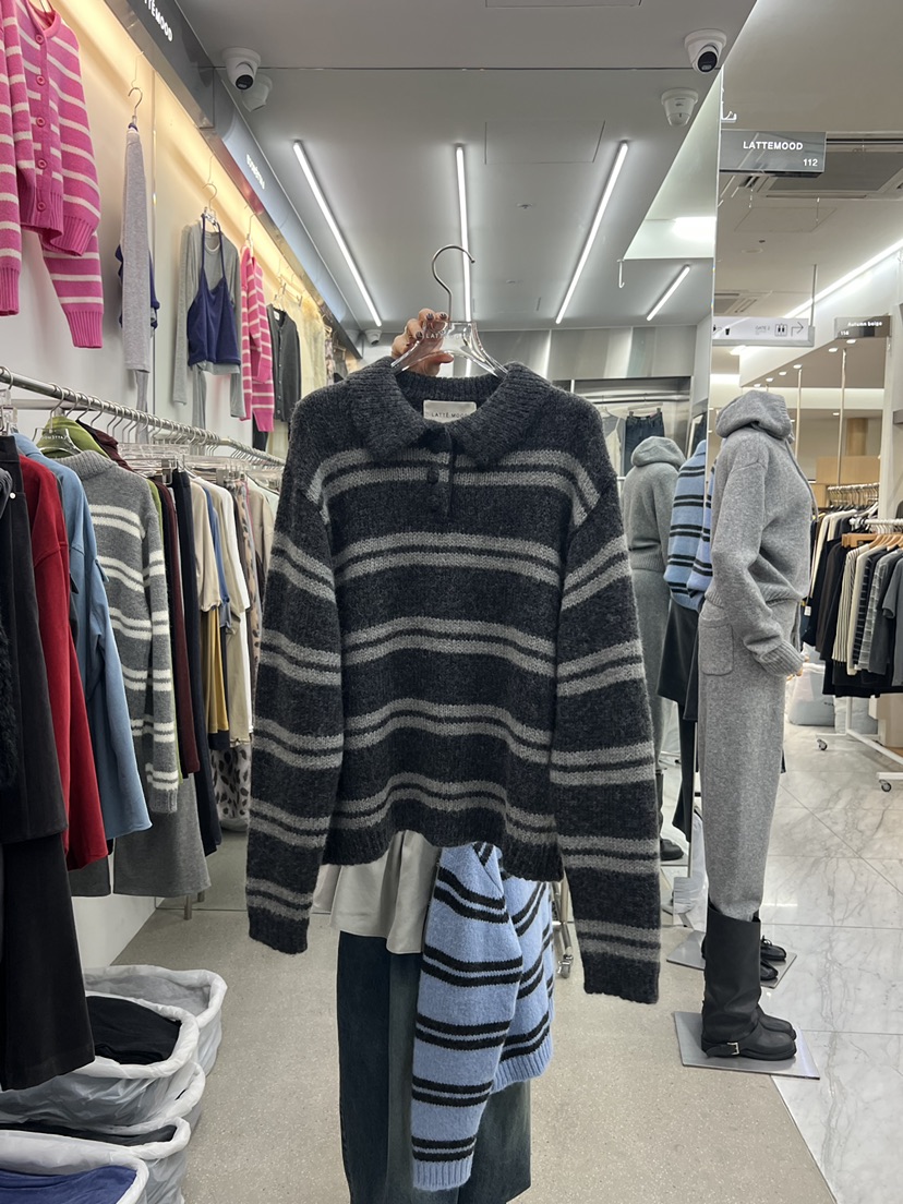 LATTEMOOD東大門實拍女裝新品推薦真品時尚熱賣人氣休閑毛衣LATTEMOOD毛衣圖色3