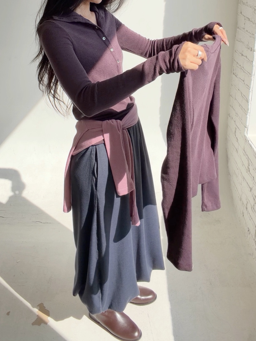 ELIA東大門直郵女士新款休閑真品推薦人氣熱賣時尚長袖T恤ELIA STUDIO長袖T恤