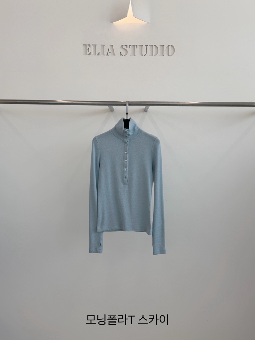 ELIA東大門直郵女士新款休閑真品推薦人氣熱賣時尚長袖T恤ELIA STUDIO長袖T恤圖色2