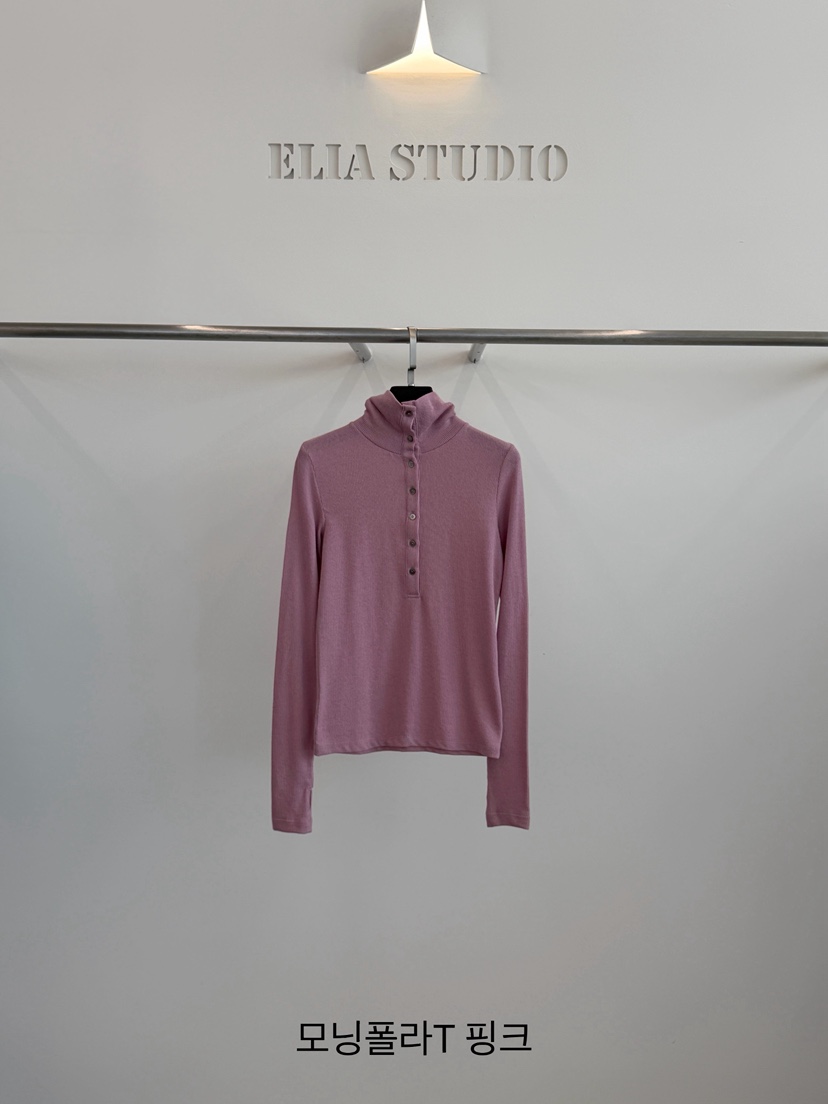 ELIA東大門直郵女士新款休閑真品推薦人氣熱賣時尚長袖T恤ELIA STUDIO長袖T恤圖色3