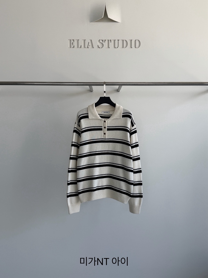 ELIA韓國直郵女士新品推薦人氣真品熱賣時尚休閑毛衣ELIA STUDIO毛衣圖色1
