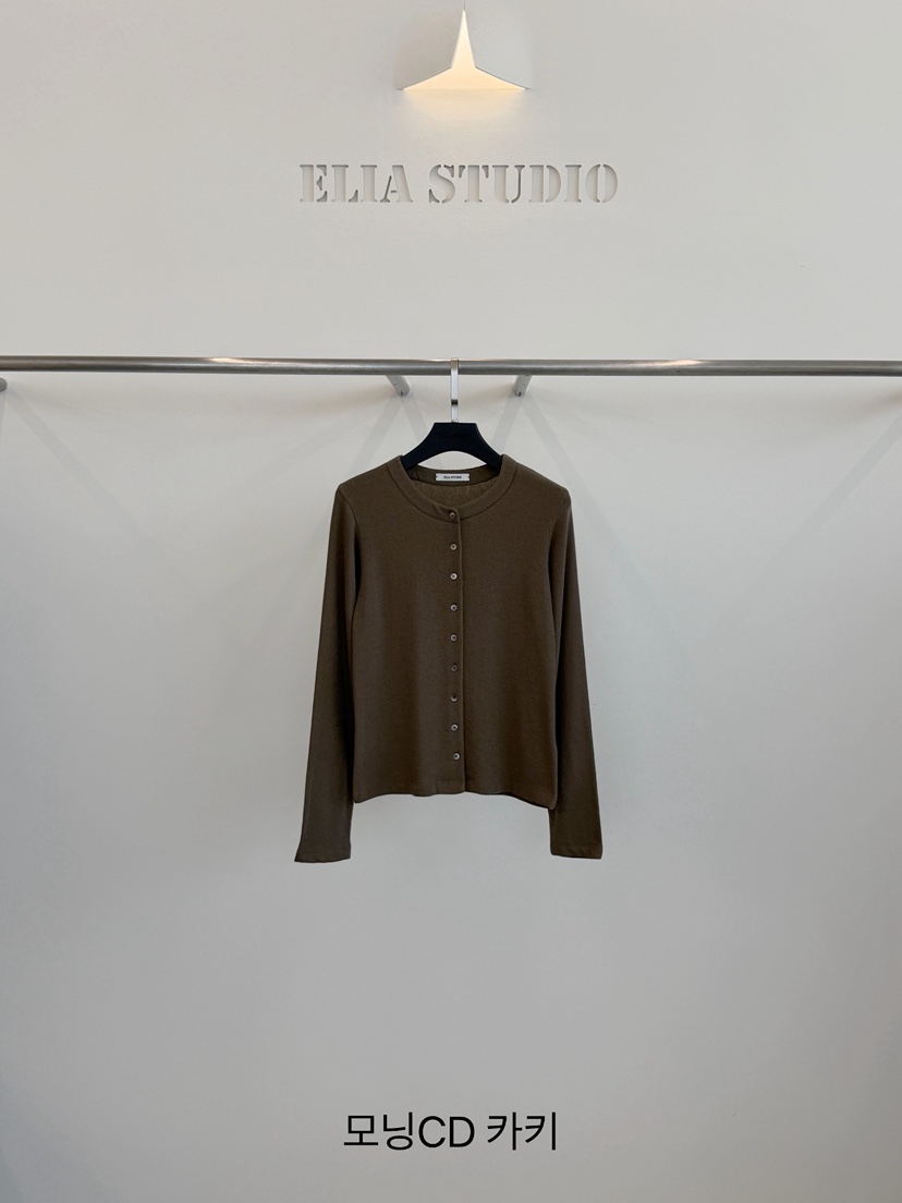 ELIA韓國代購女士新品推薦真品熱賣時尚人氣休閑開衫ELIA STUDIO開衫圖色1