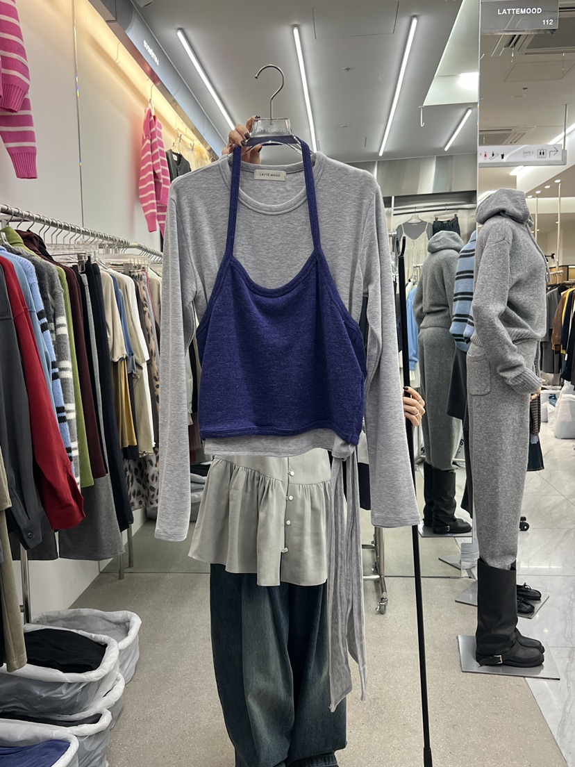 LATTEMOOD韓國代購女裝新品真品時尚熱賣推薦休閑人氣套裝LATTEMOOD套裝圖色1