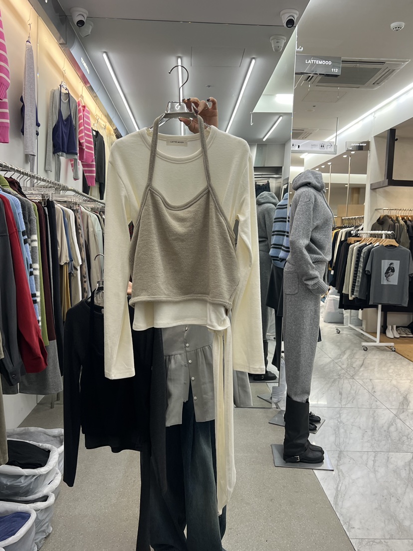 LATTEMOOD韓國代購女裝新品真品時尚熱賣推薦休閑人氣套裝LATTEMOOD套裝圖色2