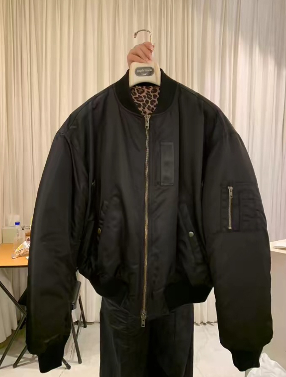 PAPERMOON東大門代購女裝新款推薦時尚短款棉服尼龍兩面雙面paper moon短款棉服圖色2
