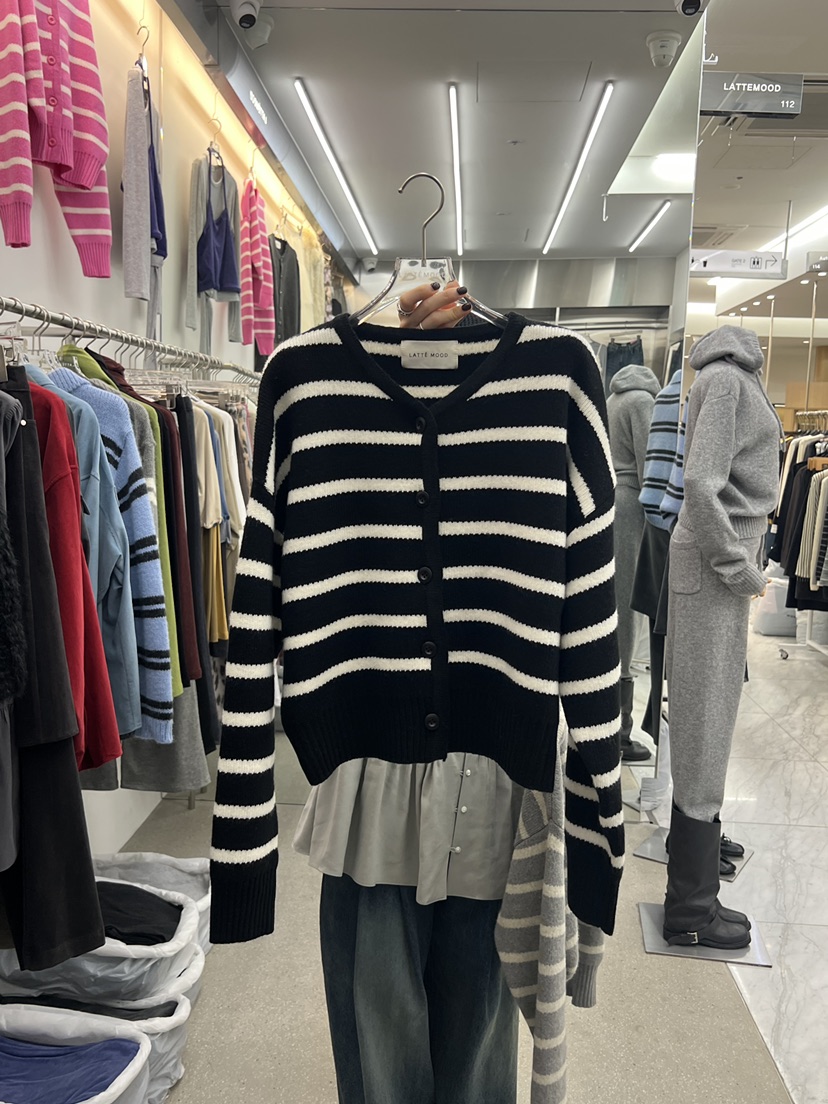 LATTEMOOD東大門代購女士新品休閑人氣熱賣時尚推薦真品開衫LATTEMOOD開衫圖色2