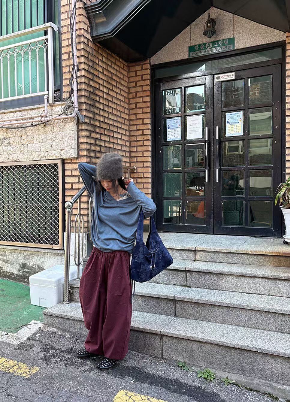 YUZU韓國直郵女士新款人氣時尚推薦休閑熱賣真品休閑褲YUZU_休閑褲