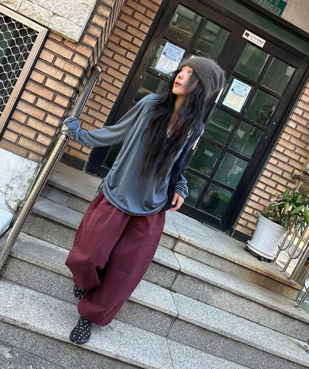 YUZU韓國直郵女士新款人氣時尚推薦休閑熱賣真品休閑褲YUZU_休閑褲