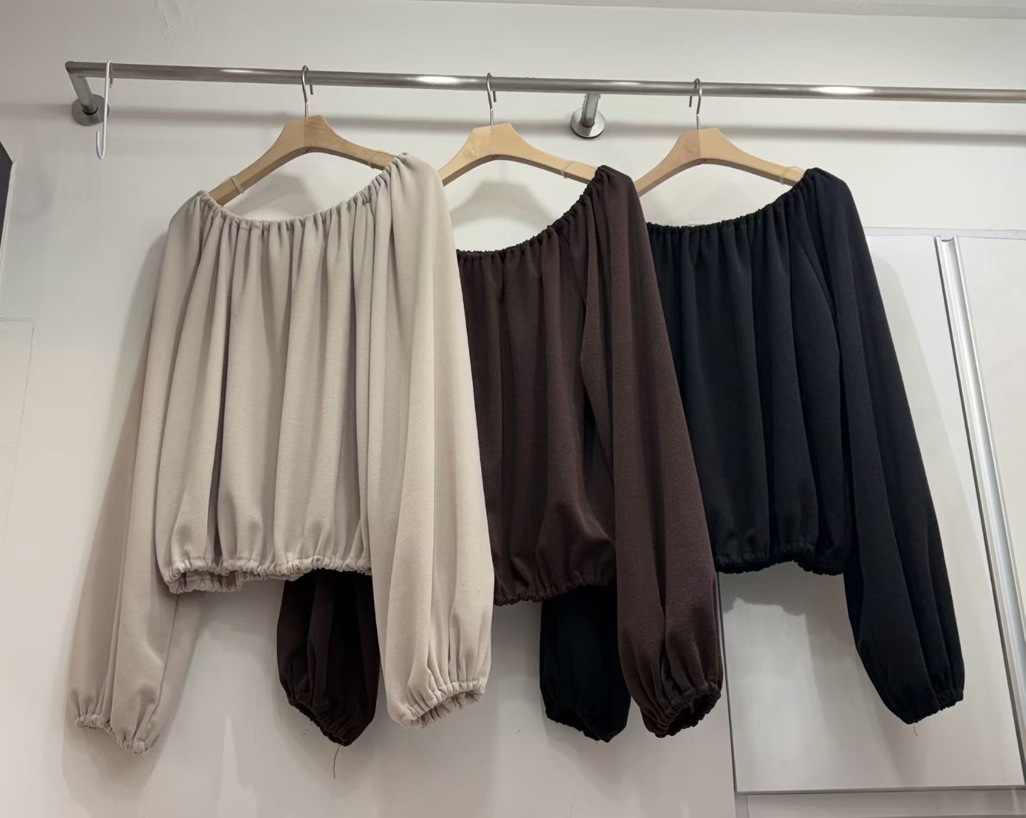 YUZU韓國直郵女士新款休閑熱賣時尚人氣推薦真品襯衫蕾絲衫YUZU_襯衫/蕾絲衫圖色3左三色