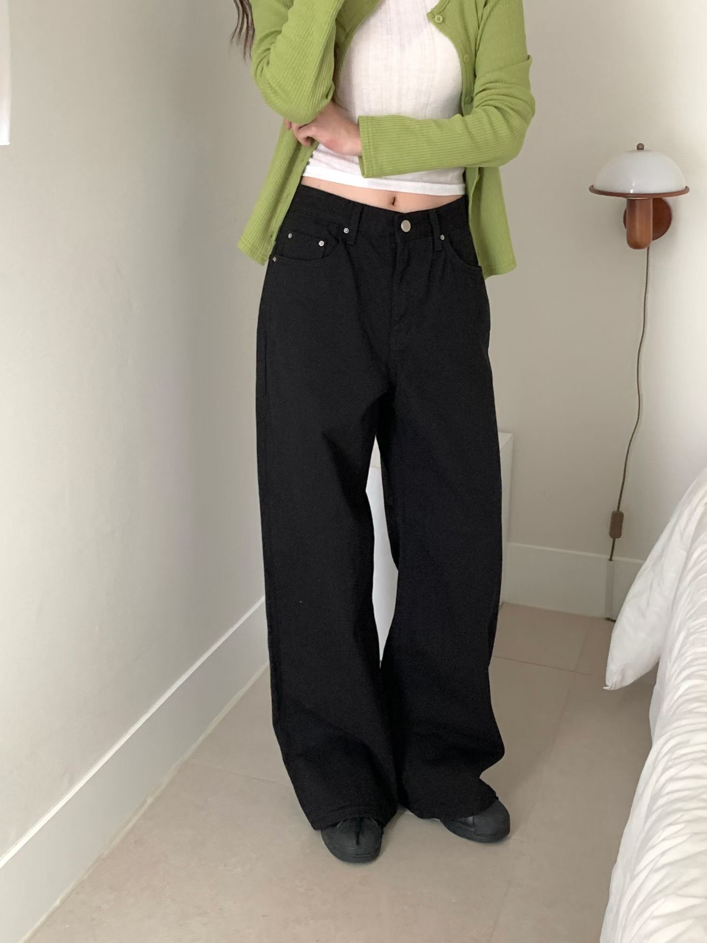 RARESOME韓國直郵女裝新款休閑熱賣時尚推薦牛仔褲不含腰帶RARESOME牛仔褲