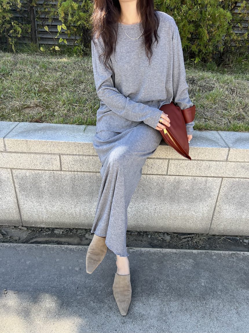 PLANTS ON GRAY東大門直郵女士新款熱賣真品推薦休閑套裝PLANTS ON GRAY套裝