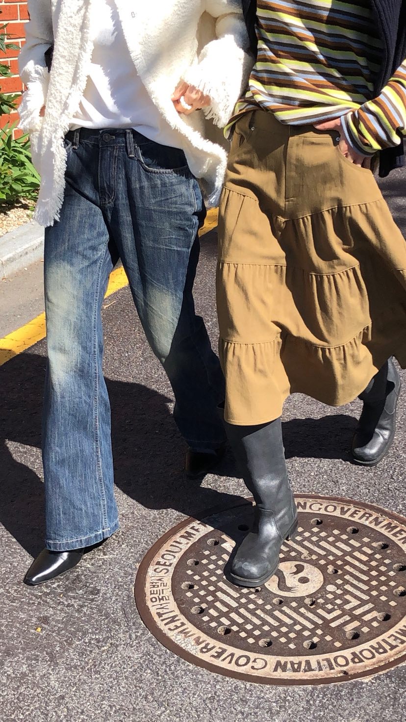OVER RICH東大門直郵女裝新品人氣推薦真品半身裙中短裙OVER RICH半身裙/中短裙