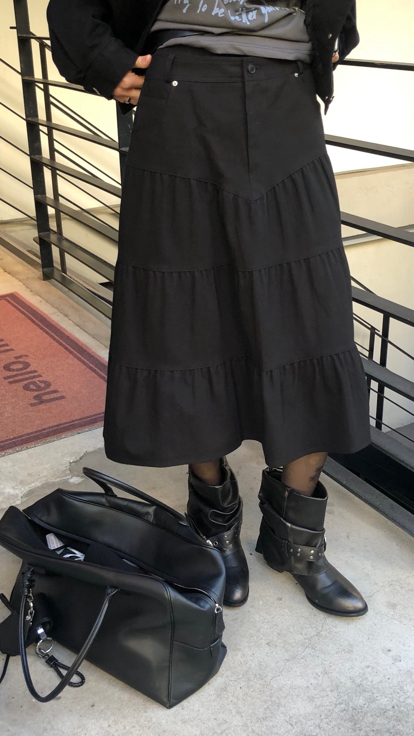 OVER RICH東大門直郵女裝新品人氣推薦真品半身裙中短裙OVER RICH半身裙/中短裙
