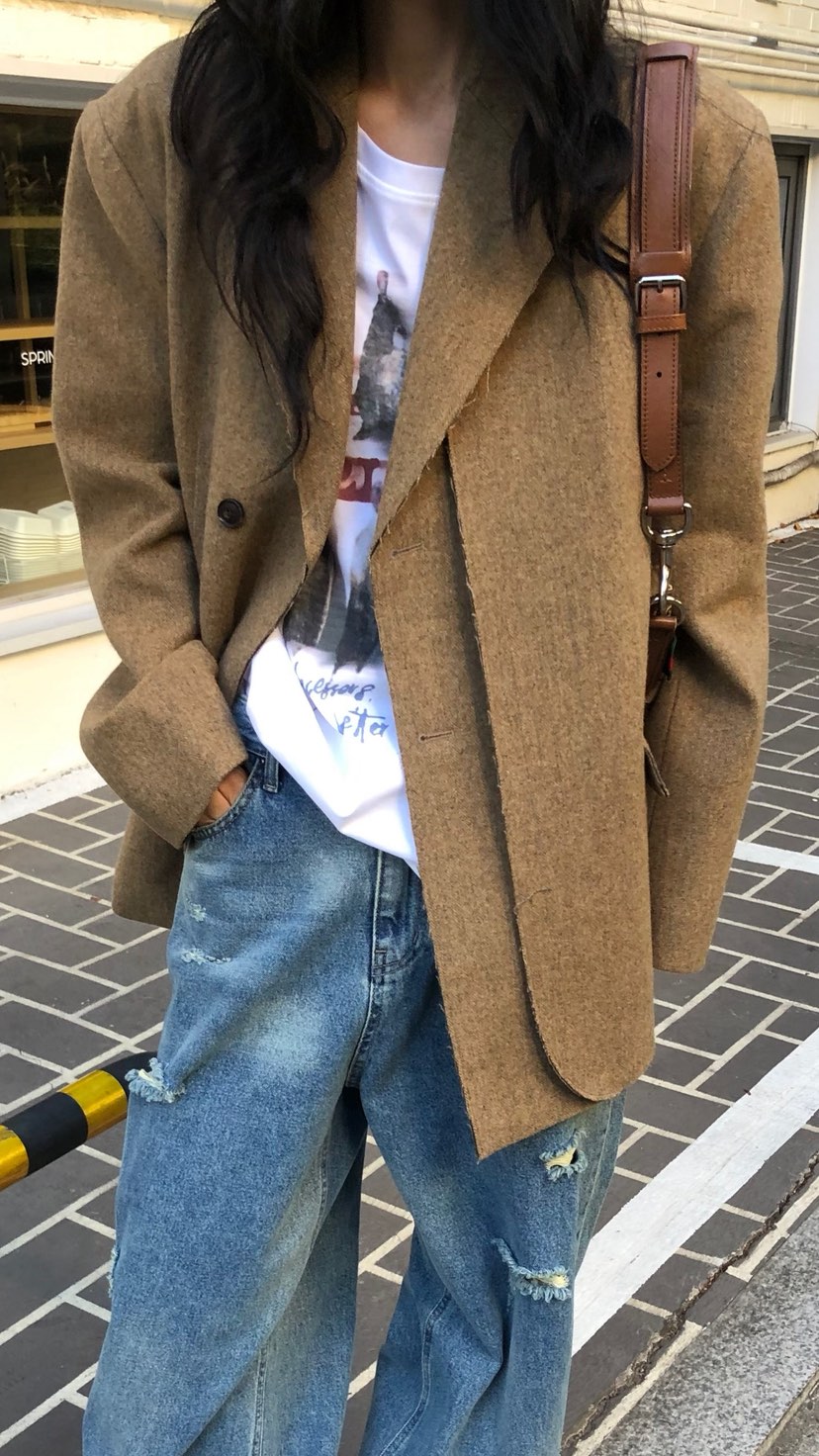 OVER RICH韓國代購女裝新品推薦時尚真品休閑熱賣西裝西服OVER RICH西裝/西服