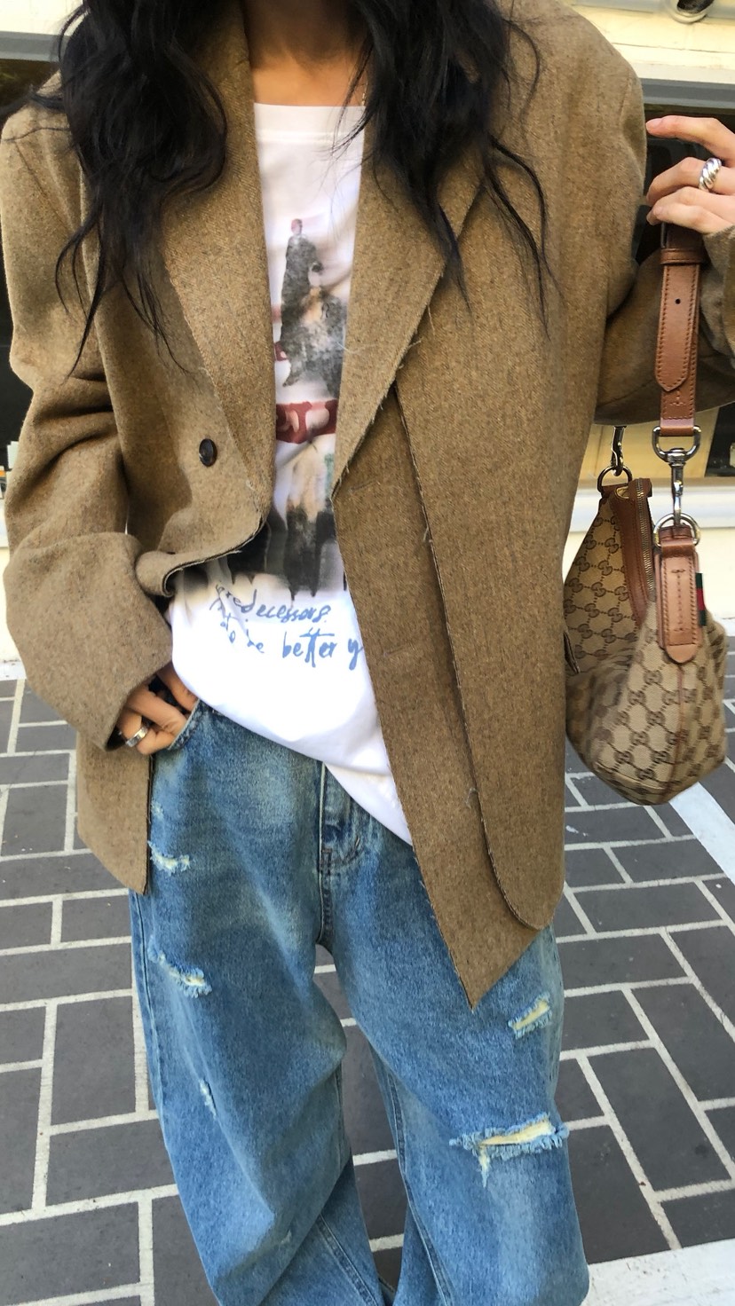 OVER RICH韓國代購女裝新品推薦時尚真品休閑熱賣西裝西服OVER RICH西裝/西服