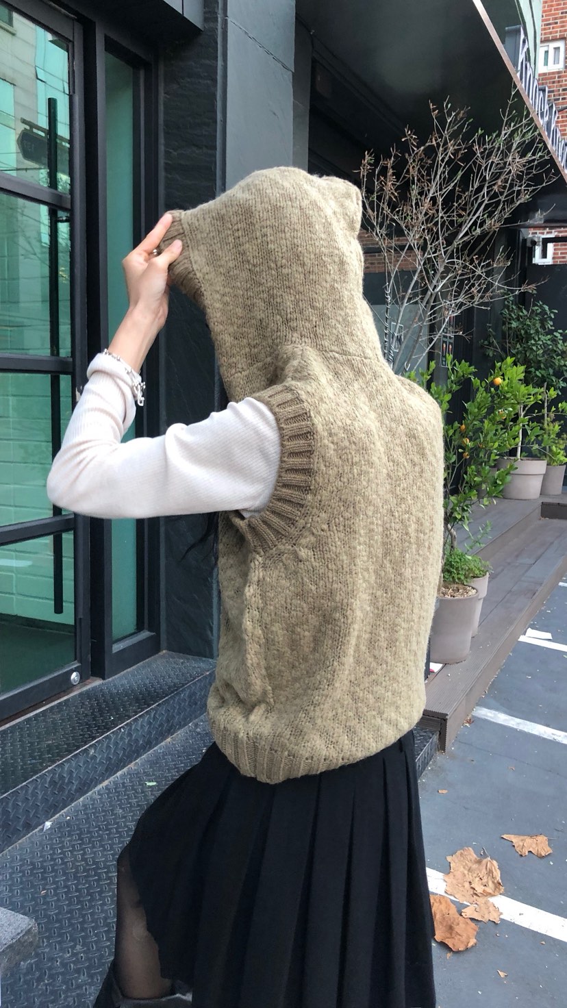 OVER RICH東大門代購女裝新品推薦真品熱賣人氣馬甲連帽OVER RICH馬甲