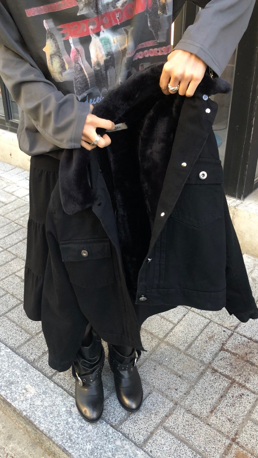 OVER RICH東大門代購女士新品推薦熱賣夾克毛領可拆可拆卸OVER RICH夾克