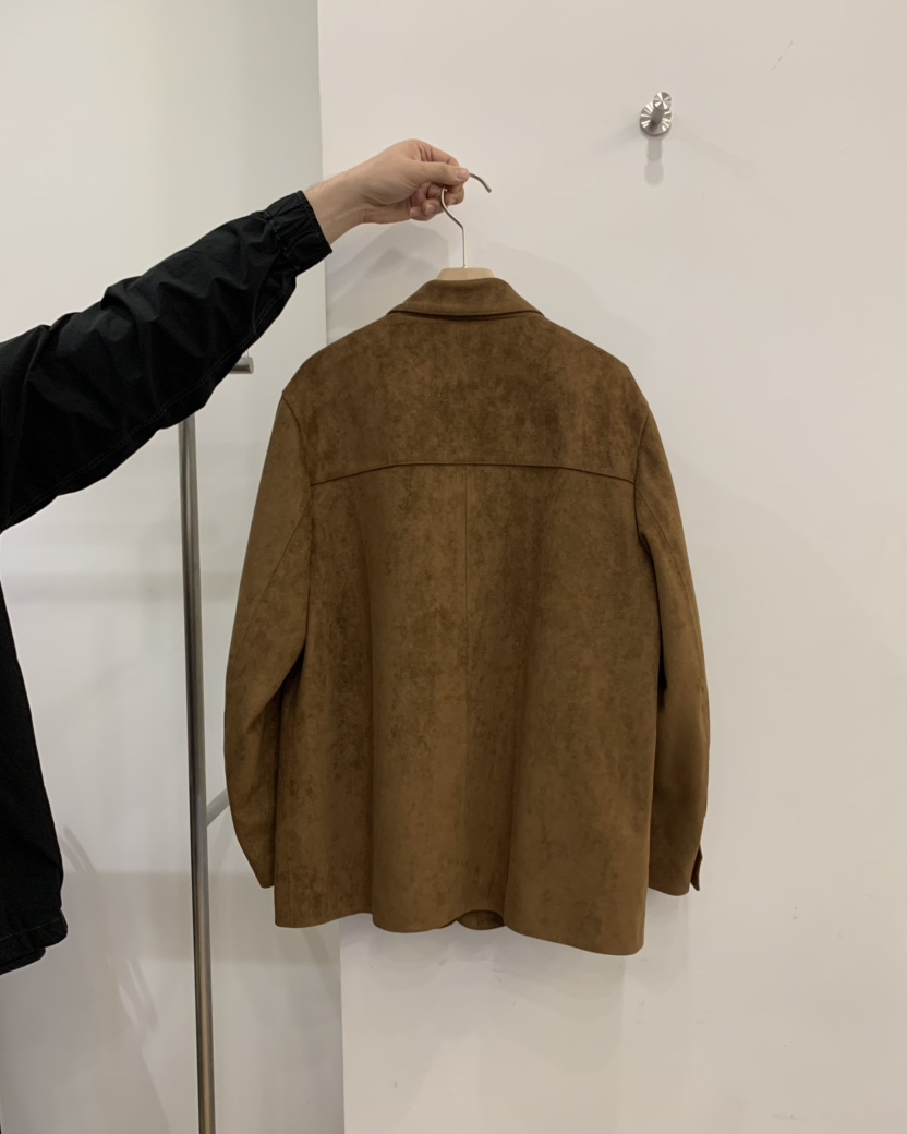 JUEDE東大門實拍女裝新品熱賣夾克絨面革經典JUEDE夾克