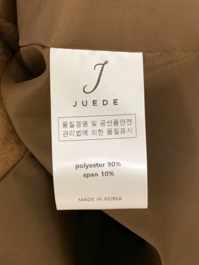 JUEDE東大門實拍女裝新品熱賣夾克絨面革經典JUEDE夾克