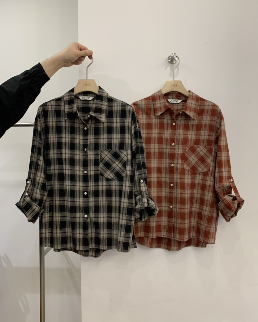 JUEDE韓國直郵女士新品休閑襯衫蕾絲衫JUEDE襯衫/蕾絲衫