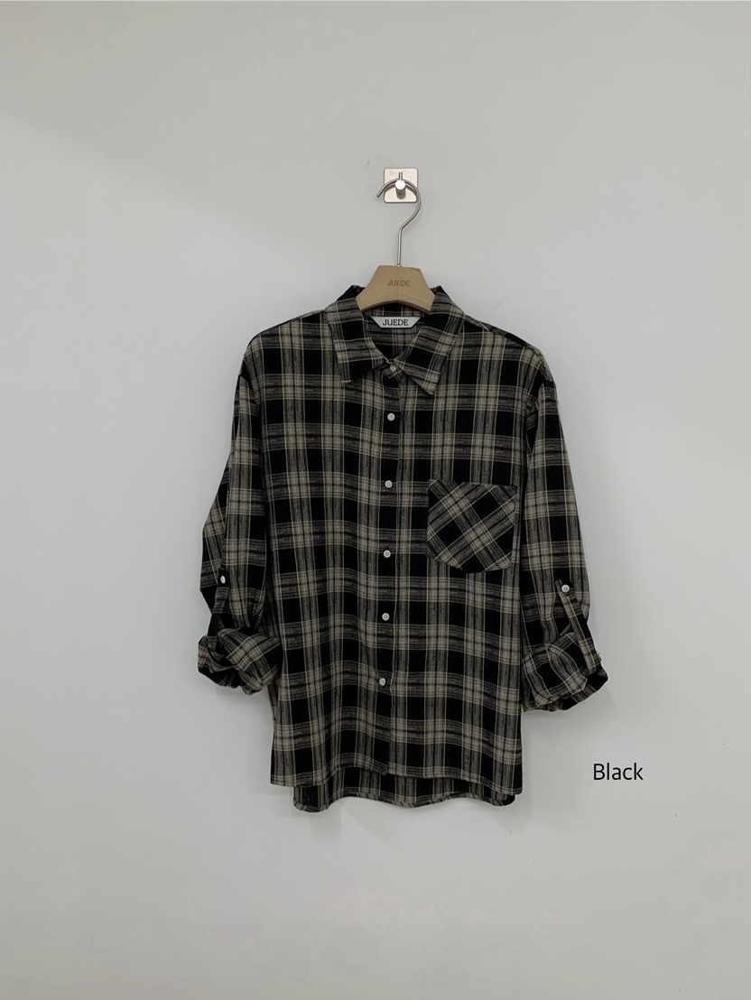 JUEDE韓國直郵女士新品休閑襯衫蕾絲衫JUEDE襯衫/蕾絲衫圖色2
