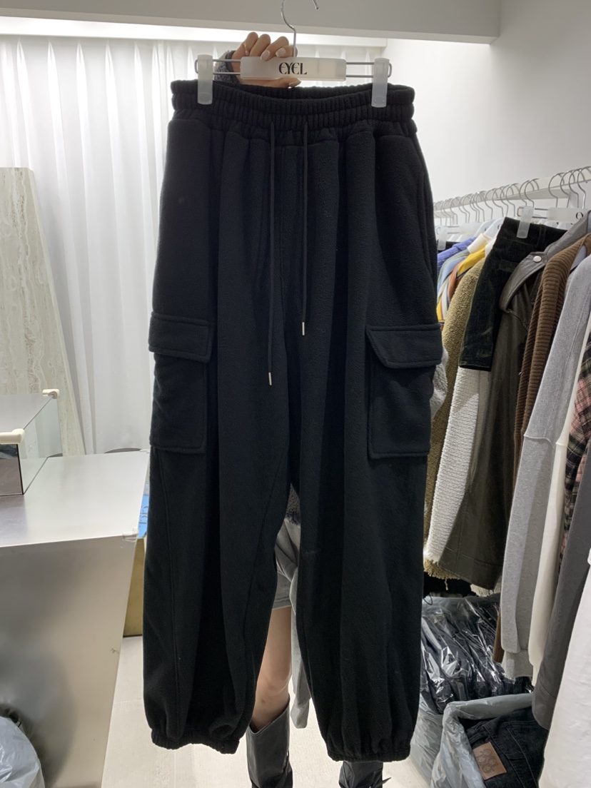 EYEL東大門代購女裝新款人氣真品熱賣時尚休閑休閑褲抓絨EYEL休閑褲圖色3