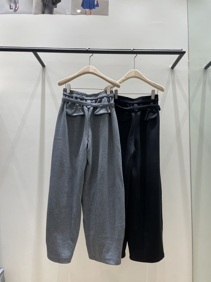 NEOUL東大門實拍女裝新品熱賣推薦時尚真品休閑休閑褲含腰繩NEOUL/ahin雙領標簽休閑褲