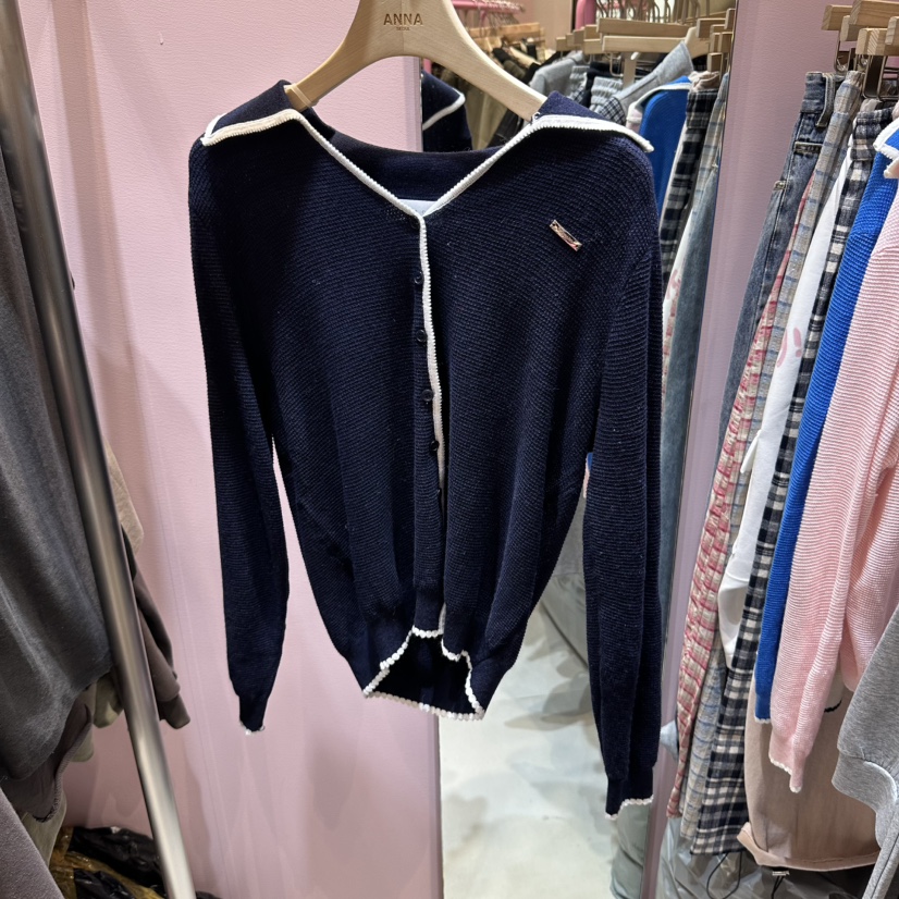 ANNA-P韓國直郵女裝新品推薦真品熱賣人氣時尚休閑開衫ANNA開衫圖色4