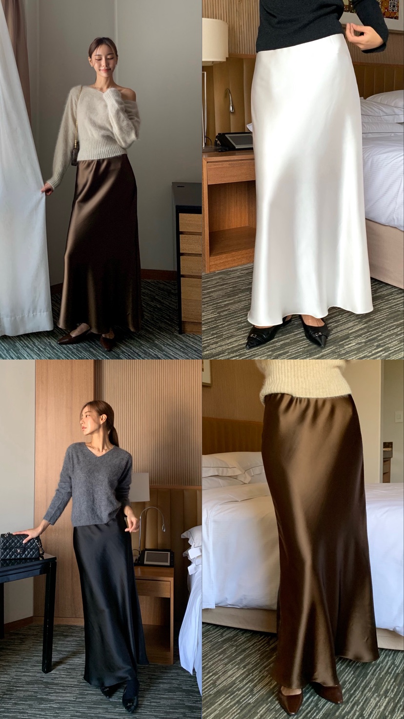 OBSESS東大門代購女裝新品時尚推薦熱賣真品人氣休閑長裙OBSESS長裙