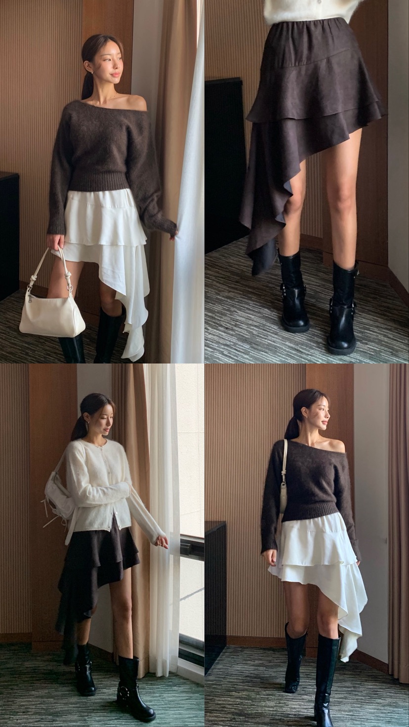 OBSESS東大門直郵女裝新品熱賣休閑人氣真品半身裙中短裙OBSESS半身裙/中短裙
