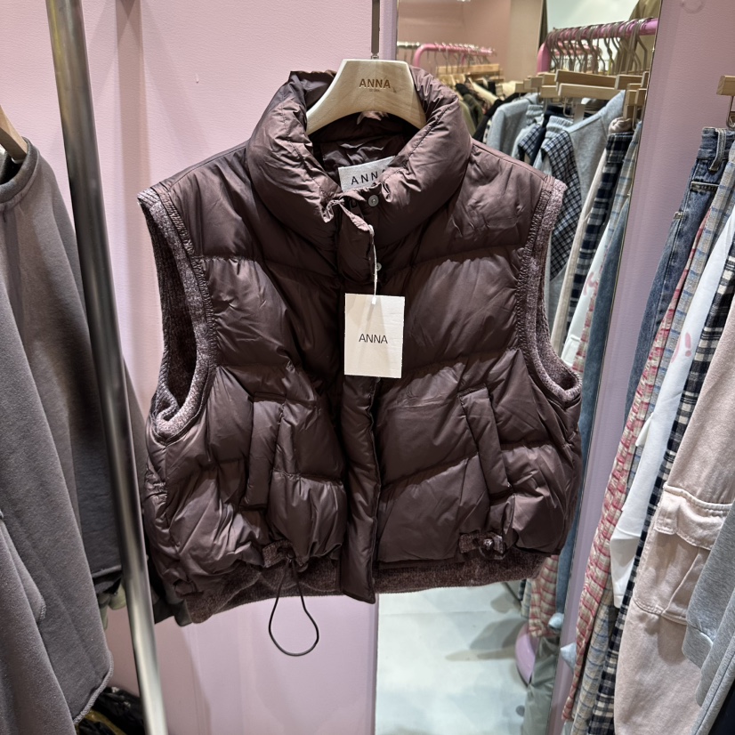 ANNA-P東大門實拍女士新品真品推薦休閑人氣時尚熱賣馬甲ANNA馬甲圖色1