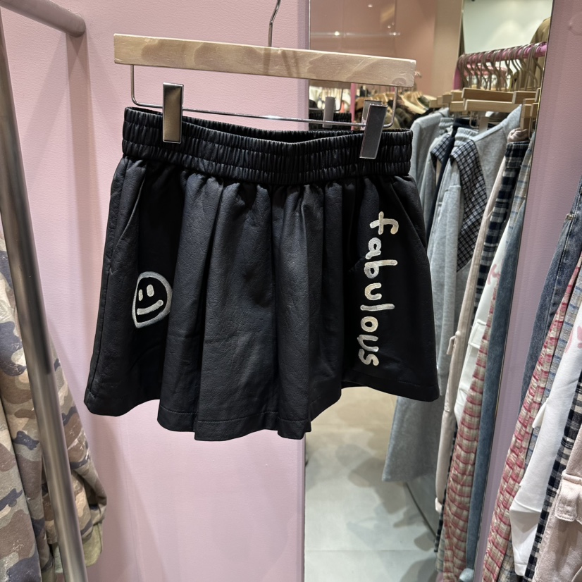 ANNA-P東大門代購女裝新品推薦人氣休閑熱賣時尚真品短褲ANNA短褲圖色3黑色