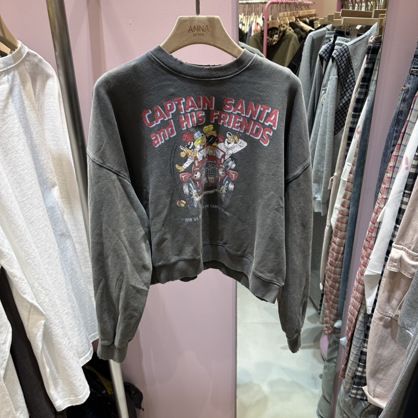ANNA-P韓國代購女裝新品時尚熱賣人氣推薦真品休閑衛衣ANNA衛衣圖色1