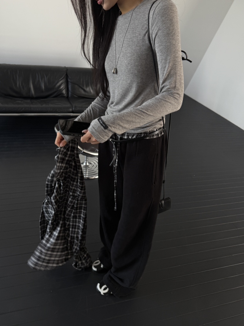 SPECIAL韓國直郵女裝新品休閑時尚人氣熱賣休閑褲磨毛雙面SPECIAL休閑褲