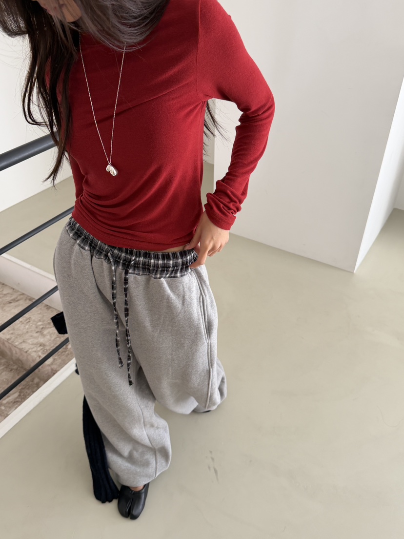 SPECIAL韓國直郵女裝新品休閑時尚人氣熱賣休閑褲磨毛雙面SPECIAL休閑褲
