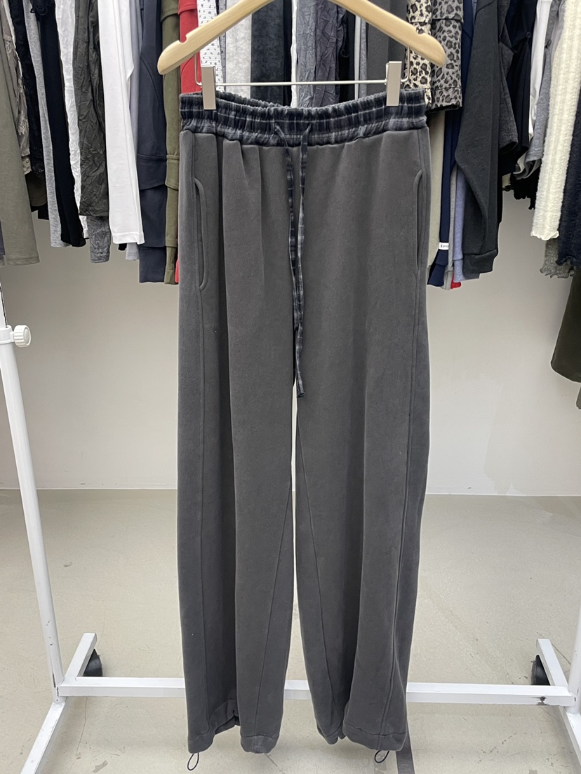 SPECIAL韓國直郵女裝新品休閑時尚人氣熱賣休閑褲磨毛雙面SPECIAL休閑褲圖色2墨色