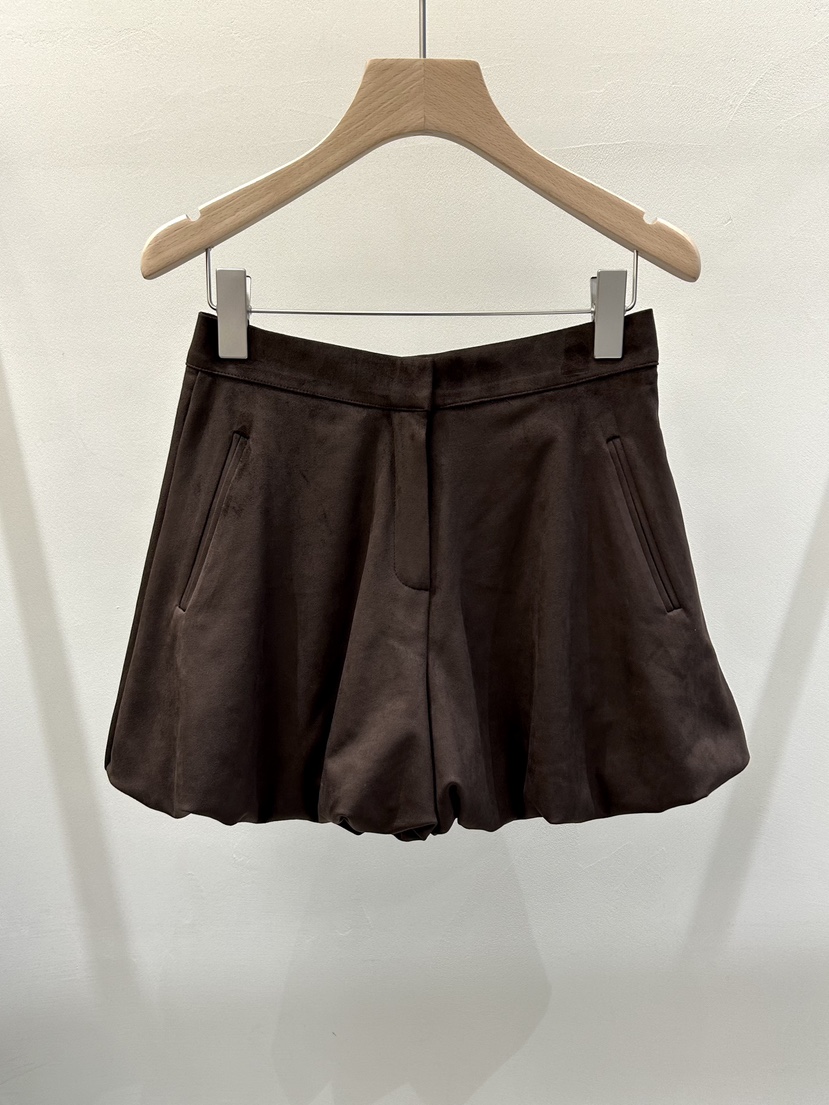 OBSESS韓國代購女裝新品人氣推薦真品時尚熱賣休閑短褲絨OBSESS短褲圖色2