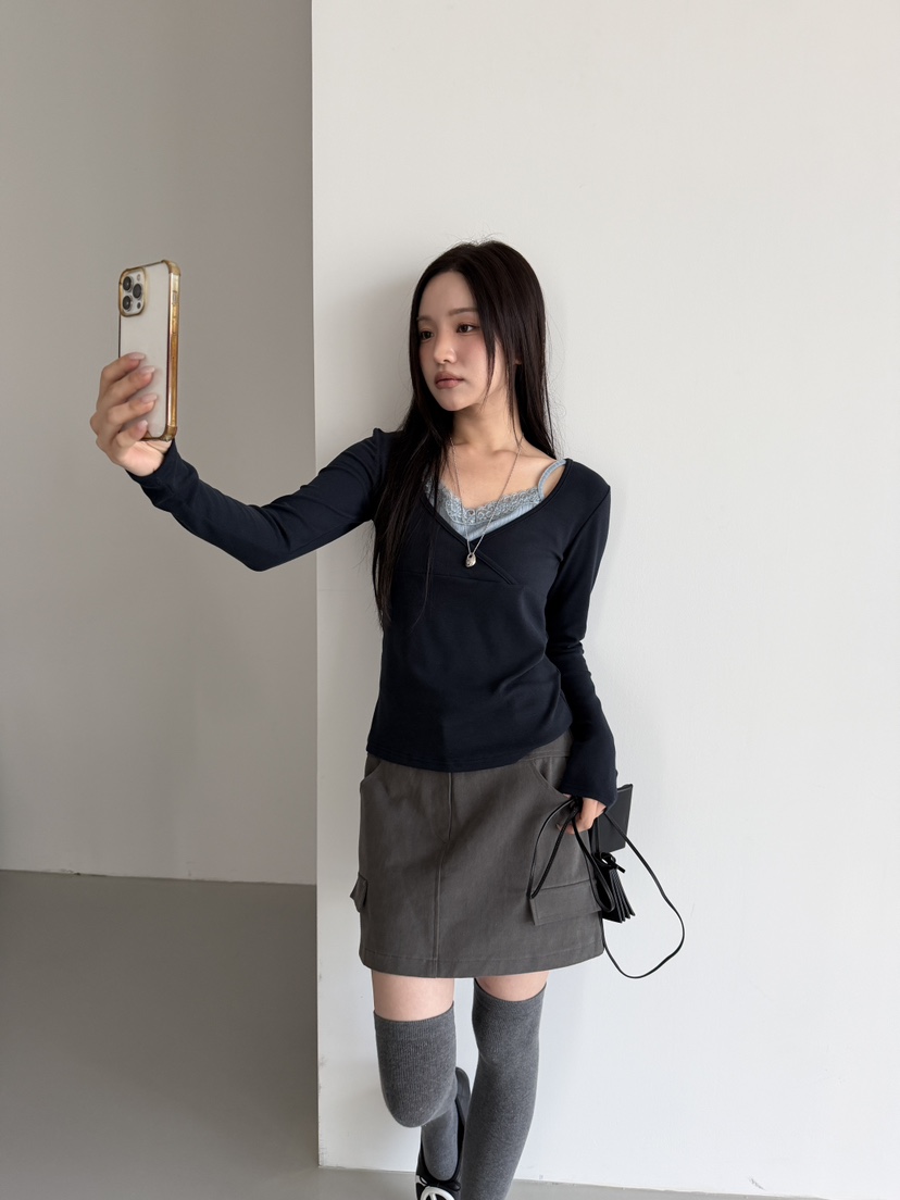 SPECIAL東大門代購女士新款推薦時尚熱賣人氣休閑長袖T恤SPECIAL長袖T恤